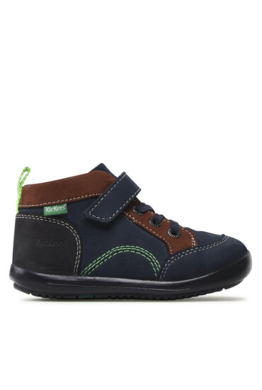 Kickers Зимни обувки Kinoe 878670-10 S Marine Marron Tricolore 101 - Mera.bg