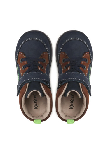 Kickers Зимни обувки Kinoe 878670-10 S Marine Marron Tricolore 101 - Mera.bg