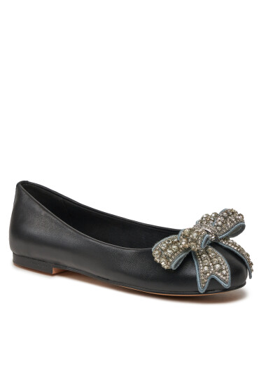 Kurt Geiger Балеринки Bow 621300109 Черен - Mera.bg