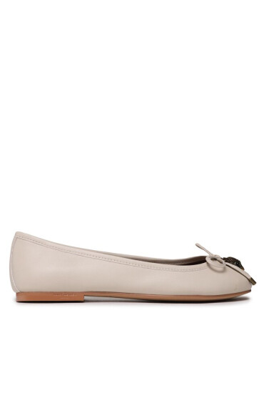 Kurt Geiger Балеринки Eagle Ballerina 9790641109 Bone - Mera.bg