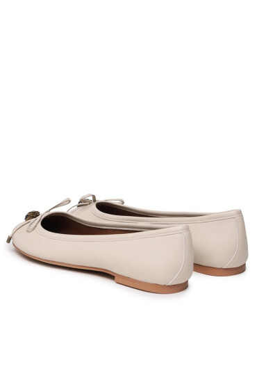 Kurt Geiger Балеринки Eagle Ballerina 9790641109 Bone - Mera.bg