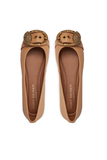 Kurt Geiger Балеринки Mayfair Ballerina 9989748109 Бежов - Mera.bg