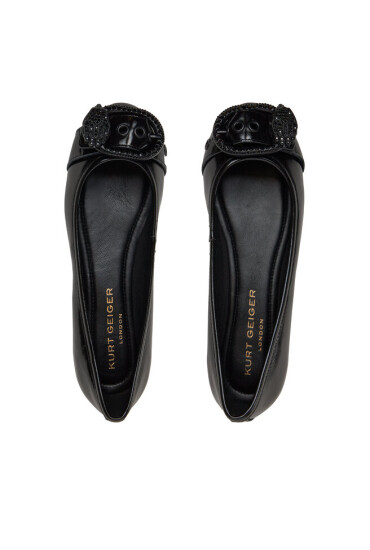 Kurt Geiger Балеринки Mayfair Drench Ballerina 1291200109 Черен - Mera.bg