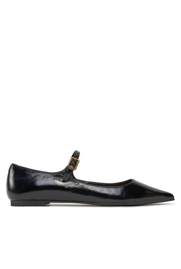 Kurt Geiger Балеринки Regent Flat Mary Jane 1277400309 Черен - Mera.bg