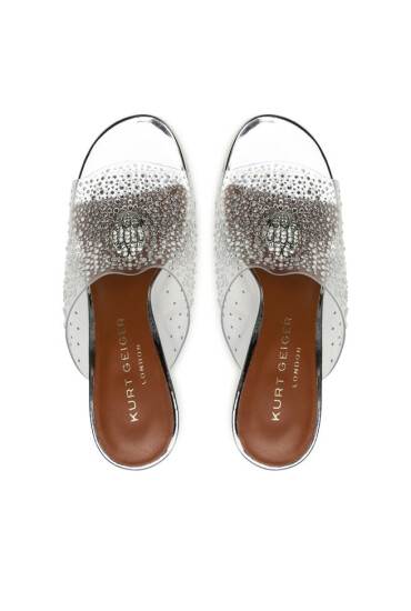 Kurt Geiger Чехли 225-Kensington Crystal Mule 9989563999 Silver - Mera.bg