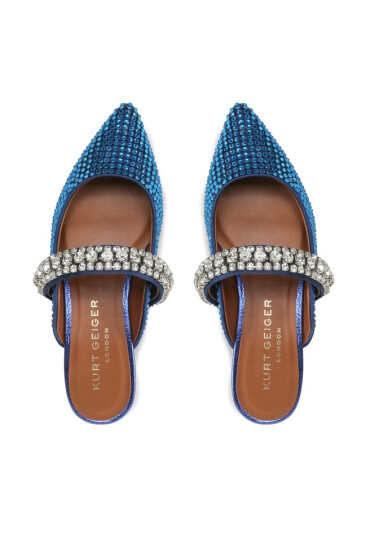 Kurt Geiger Чехли Princely Crystals 9563081609 Blue/Dark - Mera.bg