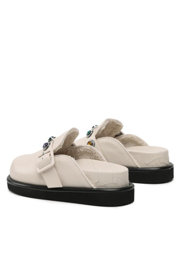 Kurt Geiger Чехли Orson Crystal Mule 9107041109 Бежов - Mera.bg
