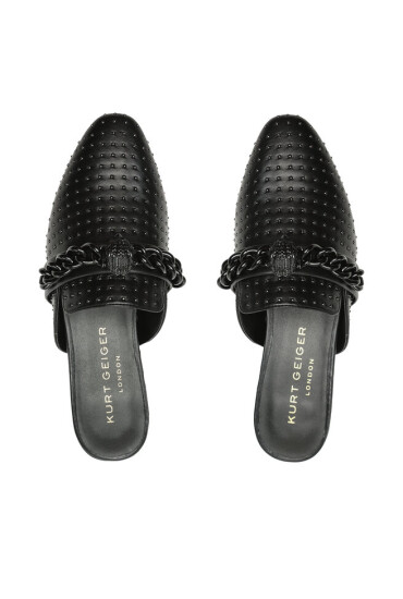 Kurt Geiger Чехли Chelsea Mule Drench 8488000109 Black - Mera.bg