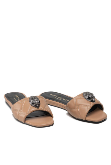 Kurt Geiger Чехли Kensington Flat Sandal 8496148109 Camel - Mera.bg