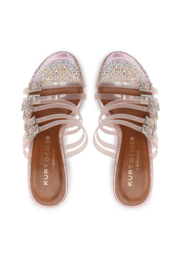 Kurt Geiger Чехли Pierra Vinyl Mule 9105153999 Pale Pink - Mera.bg