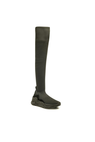 Kurt Geiger Чизми London Knit Otk Sock 9340900609 Черен - Mera.bg