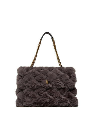 Kurt Geiger Дамска чанта Kensington Soft Xxl 4708520999 Grey - Mera.bg