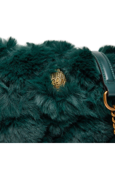 Kurt Geiger Дамска чанта Faux Fur Md Kensington 9317770999 Зелен - Mera.bg