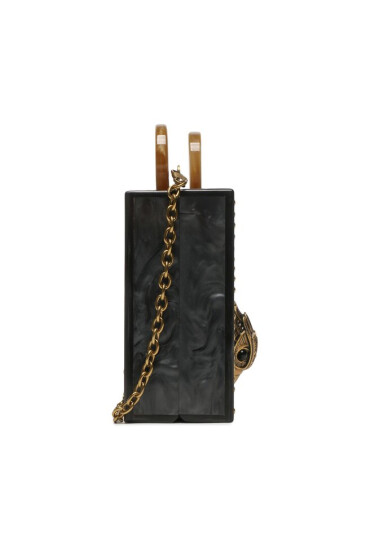 Kurt Geiger Дамска чанта 690-Safety Pin Box Clutch 9964200999 Black - Mera.bg