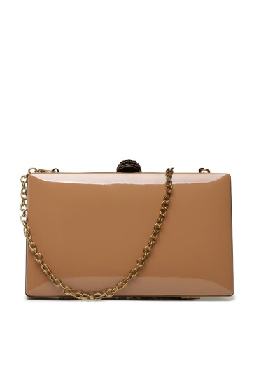 Kurt Geiger Дамска чанта Kensington Clutch 9544348309 Кафяв - Mera.bg