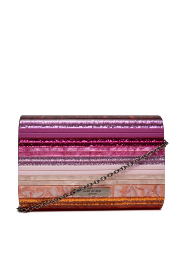 Kurt Geiger Дамска чанта 512757999 Pink Comb - Mera.bg