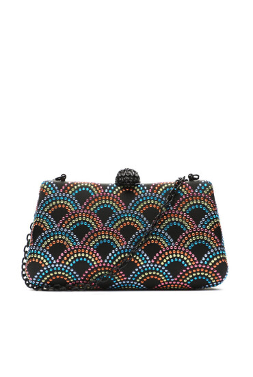 Kurt Geiger Дамска чанта 690-Crystal Eagle Clutch 9965805759 Black/Comb - Mera.bg