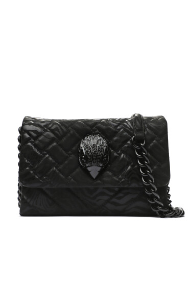 Kurt Geiger Дамска чанта 690-Leather Kensington 0539905909 Черен - Mera.bg
