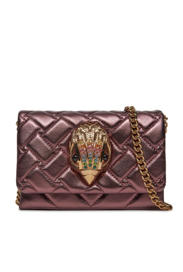 Kurt Geiger Дамска чанта 690-Leather Mini Kensington 9086631109 Dark Brown - Mera.bg