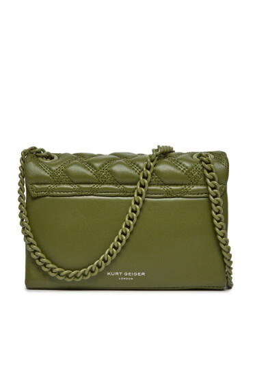Kurt Geiger Дамска чанта 690-Mini Kensington Drench 9798776109 Khaki - Mera.bg