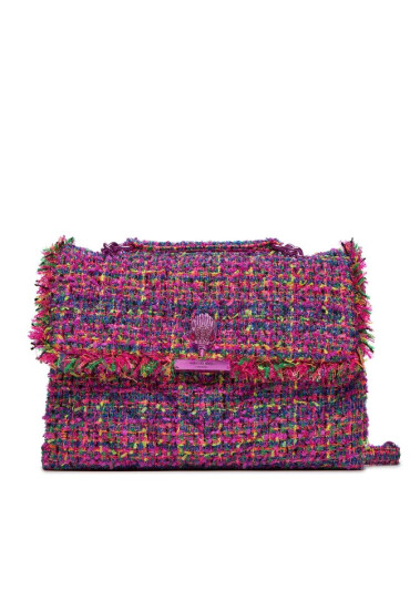 Kurt Geiger Дамска чанта 690-Tweed Lg Kensington Soft 647458609 Fushia Cmb - Mera.bg
