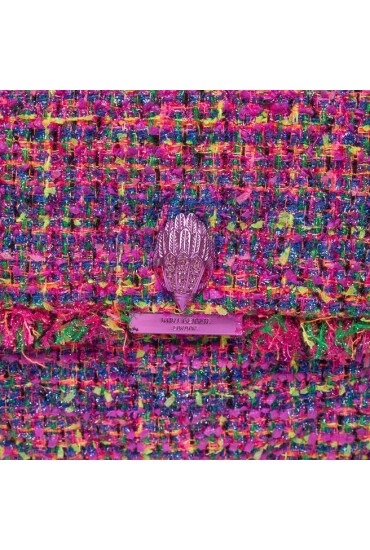 Kurt Geiger Дамска чанта 690-Tweed Lg Kensington Soft 647458609 Fushia Cmb - Mera.bg