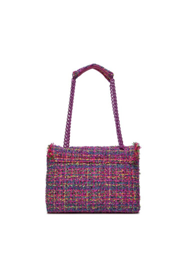 Kurt Geiger Дамска чанта 690-Tweed Lg Kensington Soft 647458609 Fushia Cmb - Mera.bg