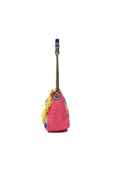 Kurt Geiger Дамска чанта Crochet Fringe Kensngton 9793369999 Розов - Mera.bg