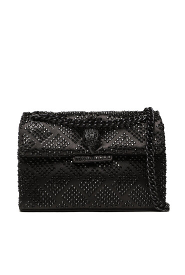 Kurt Geiger Дамска чанта Fabric Mini Kensington 9546600609 Черен - Mera.bg
