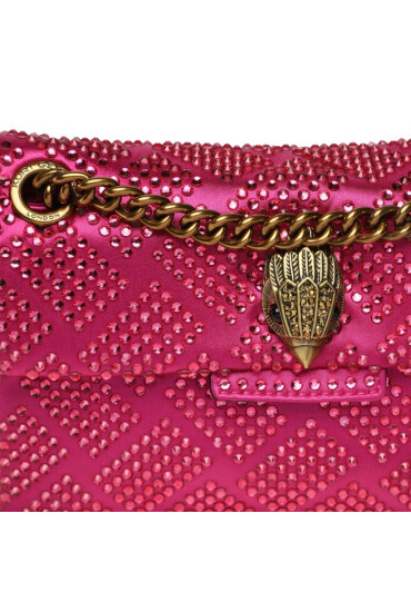 Kurt Geiger Дамска чанта Fabric Mini Kensington 9546652609 Розов - Mera.bg