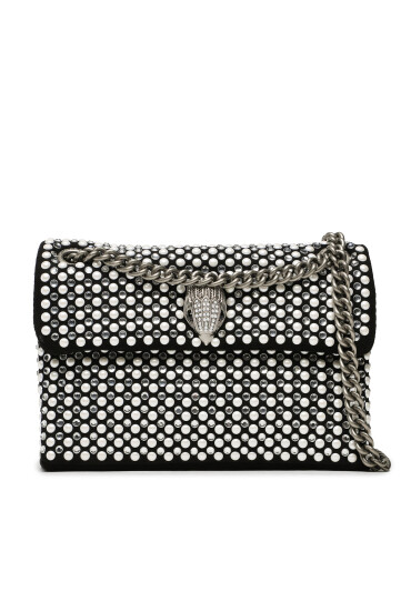 Kurt Geiger Дамска чанта Fabric Mini Kensington V 3036209609 Черен - Mera.bg