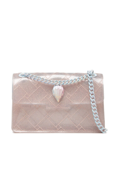 Kurt Geiger Дамска чанта Glitter Mini Kensington 8664753999 Pale Pink - Mera.bg
