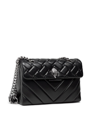 Kurt Geiger Дамска чанта Kensington 1470405109 Black/Comb Leather - Mera.bg