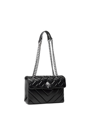 Kurt Geiger Дамска чанта Kensington 1470405109 Black/Comb Leather - Mera.bg