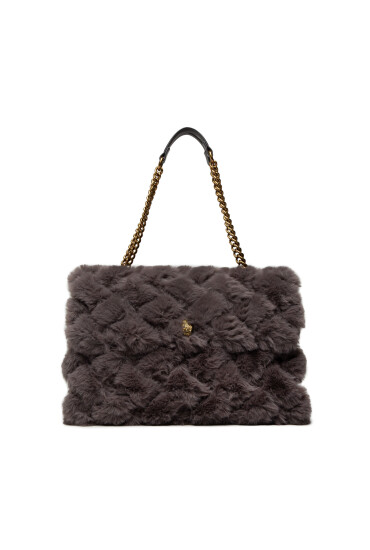 Kurt Geiger Дамска чанта Kensington Soft Xxl 4708520999 Grey - Mera.bg