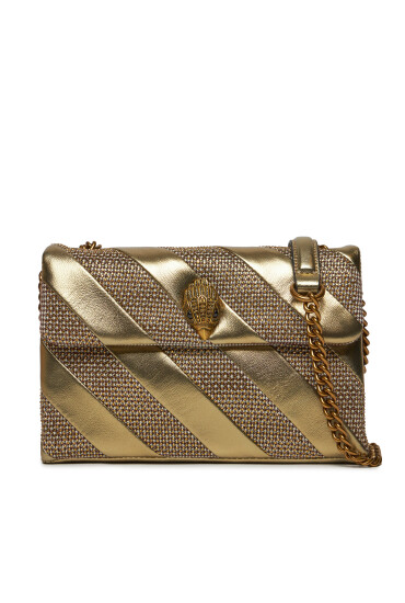 Kurt Geiger Дамска чанта Md Kensington Bag 627968169 Златист - Mera.bg