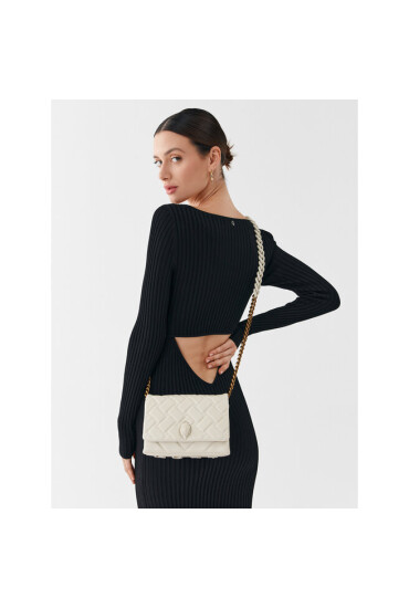 Kurt Geiger Дамска чанта Mini Kensington Flap 9594541109 Bone - Mera.bg