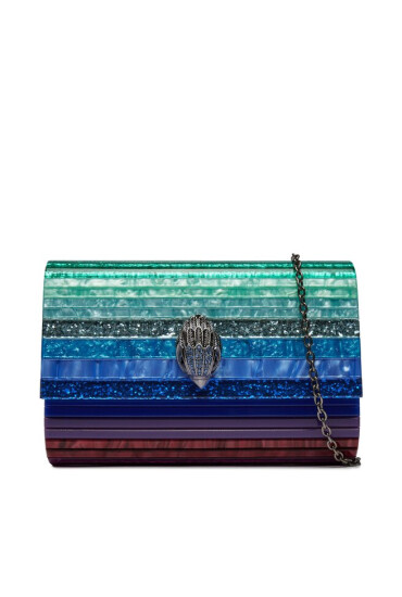 Kurt Geiger Дамска чанта Party Eagle Clutch 512786999 Blue/Pal C - Mera.bg