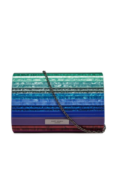 Kurt Geiger Дамска чанта Party Eagle Clutch 512786999 Blue/Pal C - Mera.bg