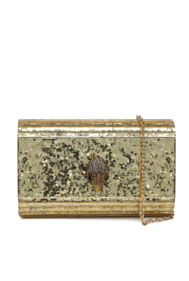Kurt Geiger Дамска чанта Party Eagle Clutch Drench 8764061979 Златист - Mera.bg