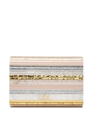 Kurt Geiger Дамска чанта Party Envelope 1338324999 Nude 24 - Mera.bg