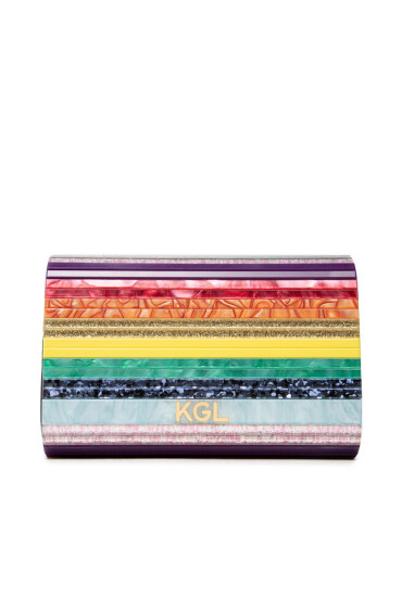 Kurt Geiger Дамска чанта Party Envelope 1338369999 Цветен - Mera.bg