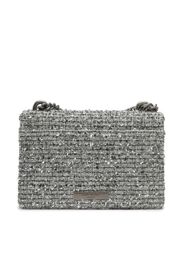 Kurt Geiger Дамска чанта Shoreditch Sm Cross Body 9540563609 Silver - Mera.bg