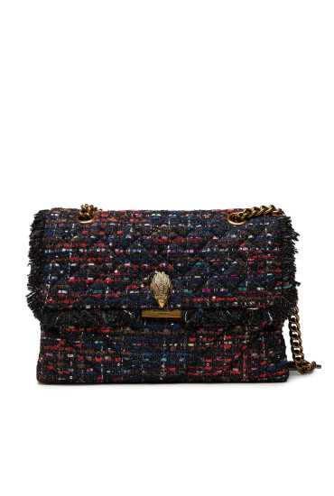 Kurt Geiger Дамска чанта Tweed Lg Kensington X Bag 1595755609 Черен - Mera.bg