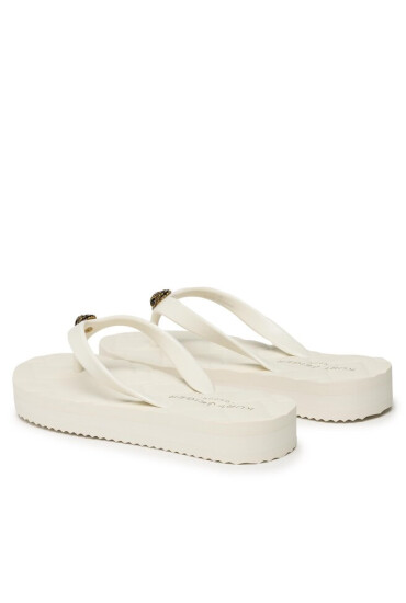 Kurt Geiger Джапанки Kensington Q Flip Flop 8915341979 Bone - Mera.bg