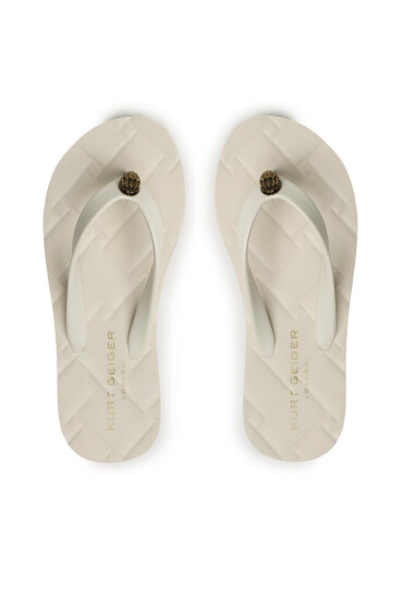 Kurt Geiger Джапанки Kensington Q Flip Flop 8915341979 Bone - Mera.bg