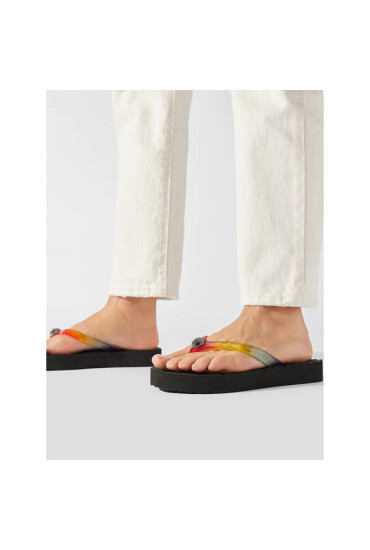 Kurt Geiger Джапанки Kensington Flip Flop 8915309979 Blk/Other - Mera.bg
