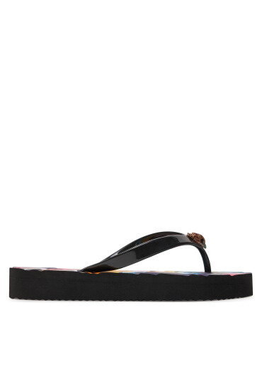 Kurt Geiger Джапанки Kensington Q Flap Flop 8915399979 Черен - Mera.bg