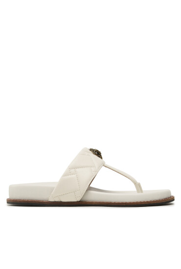 Kurt Geiger Джапанки Kensington T-Bar Chunky 9819941109 Екрю - Mera.bg