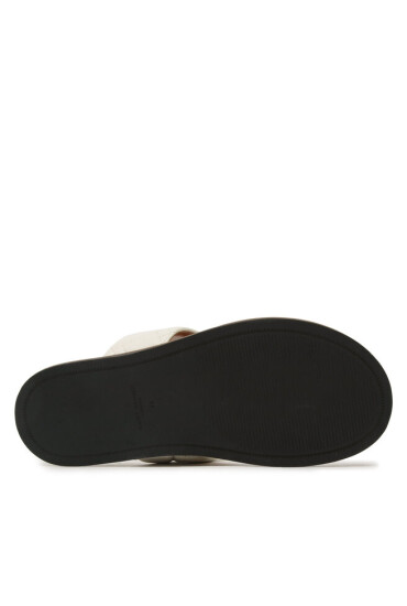 Kurt Geiger Джапанки Kensington T-Bar Chunky 9819941109 Екрю - Mera.bg